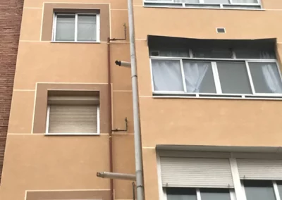 Trabajos realizados rehabilitación de fachada con SATE